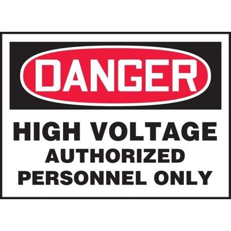 OSHA DANGER SAFETY LABEL HIGH LELC033XVE